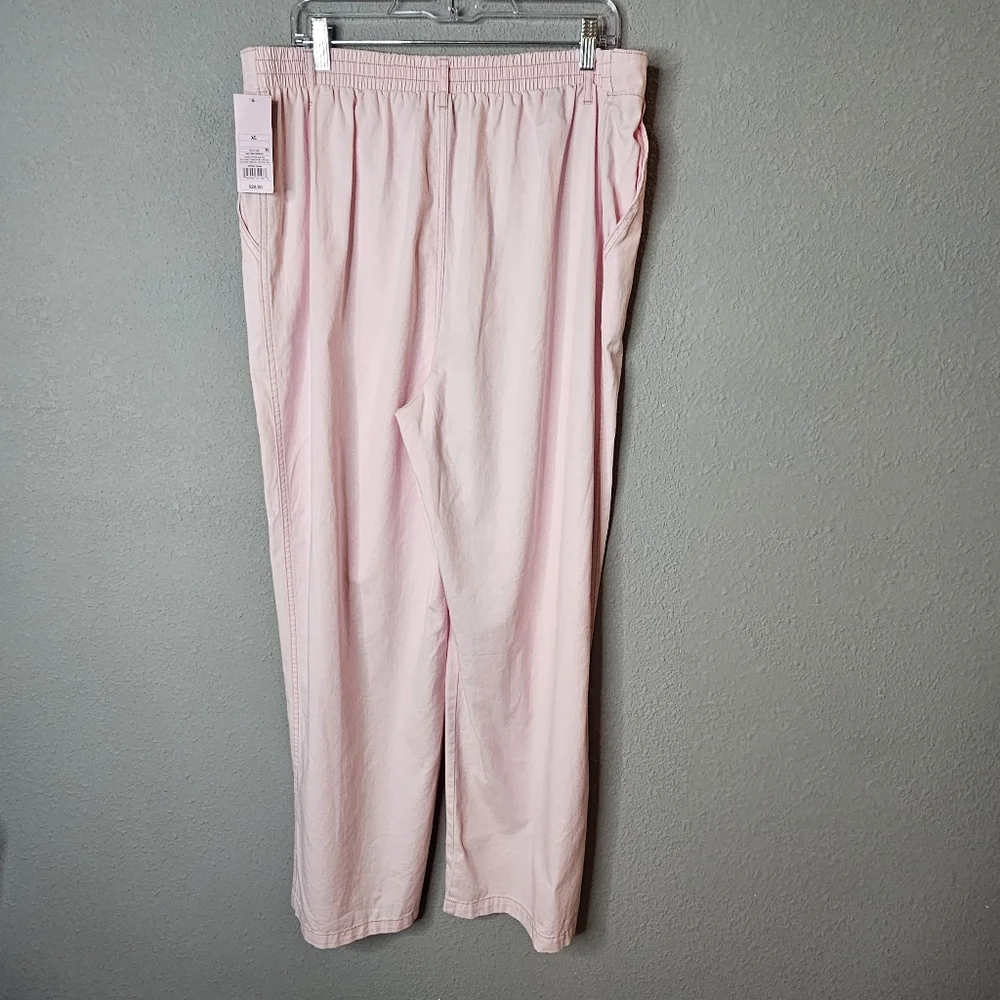 Wild Fable‎ Wide Leg Pink Pants Womens XL High Waist Pastel Academia Soft Girl